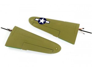 Flightline 1.6M P-38L Green Main Outside Wing Set